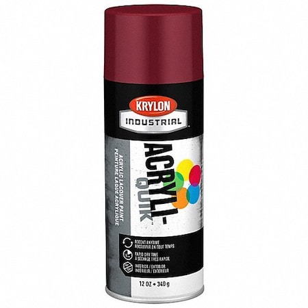 Krylon Industrial 5-Ball Int/Ext Cherry Red, Size: 16 oz, Net Wt: 12 oz K02101A07