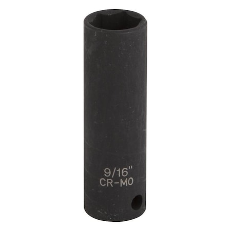 Vulcan Deep Impact Socket, 9/16 in Socket, Black Phosphate, MT6580114 MT6580114