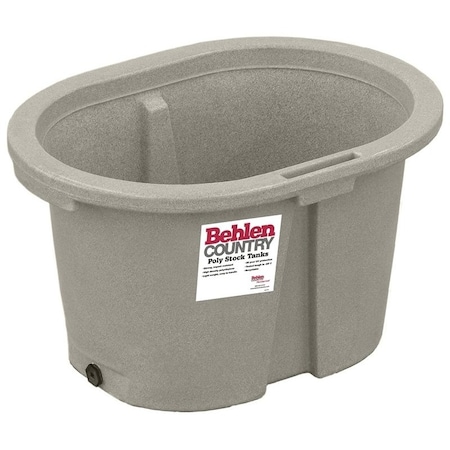 Behlen Country Behlen Country 52112037GT Farm Stock Tank, 65 gal Capacity, Round, Polyurethane, Granite Tan 52112037GT