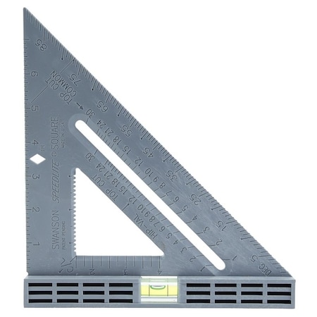 Swanson Speedlite Series TO111NEW Level Square, 8 in L, 8 in W T0111NEW