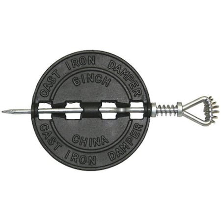 United States Stove Damper Cast Iron - 6 in. UN601139