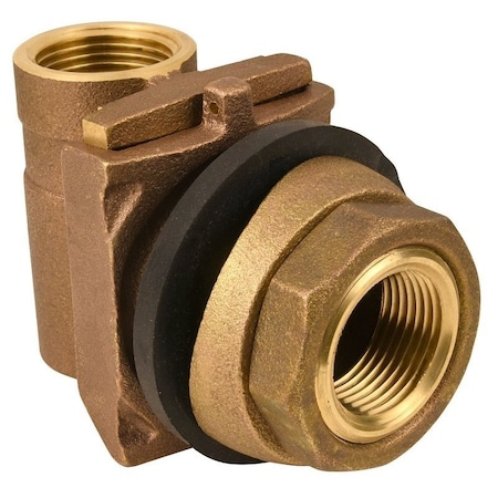 Water Source Pitless Adapter, 1 in, FNPT, Brass PA100NL