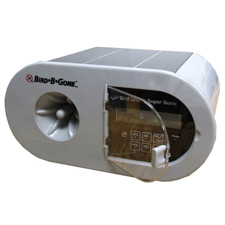 Bird-B-Gone Bird Chase Solar-Powered Sound Deterrent UR58