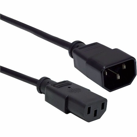 Weltron C13 TO C14, 10A, 18/3 SVT 10FT AC-120-10A1-10BK