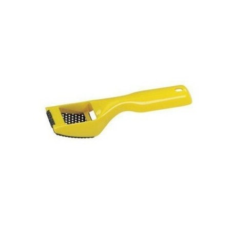 Stanley Surform Shaver, Length 7 1/4 in, Standard Cut Blade, Yellow 21-115