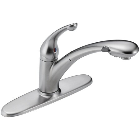 Delta Signature Pullouts Single Handle Pull-Out Kitchen Faucet 470-AR-DST