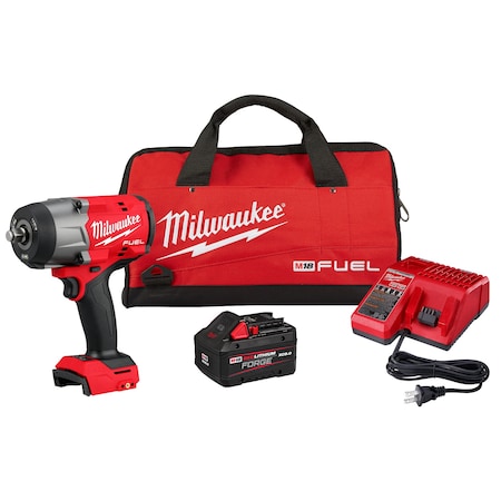 Milwaukee Tool M18 FUEL 1/2" High Torque Impact Wrench w/ Friction Ring REDLITHIUM FORGE Kit 2967-21F