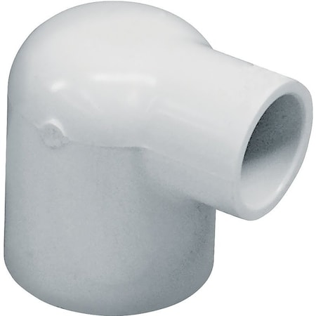 Genova LASCO Reducing Pipe Elbow, 1 x 12 in, Slip, 90 deg Angle, PVC, SCH 40 Schedule 406130BC