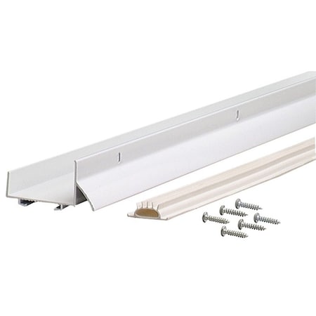 M-D Building Products 0 Door Bottom with Drip Cap, 36 in L, 138 in W, 158 in H, Aluminum 6403