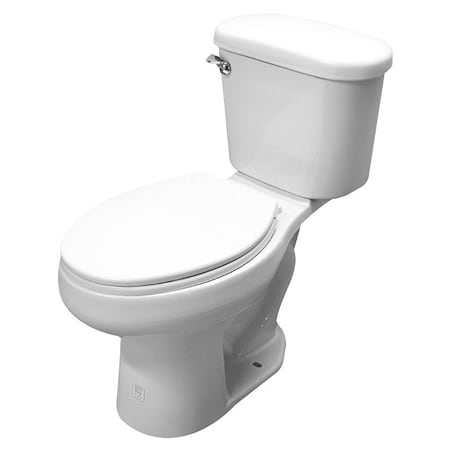 Cato Ceramica Cato Toilet, Elongated Bowl, 1.6 gpf Flush, White, ADA Compliant J6052013120