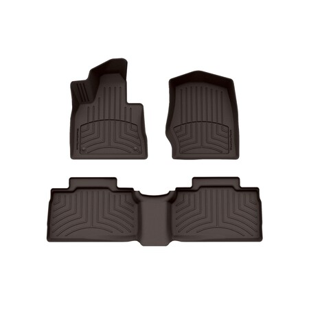 Weathertech Cocoa, Front and Rear FloorLiner HP 471716-1-2IM