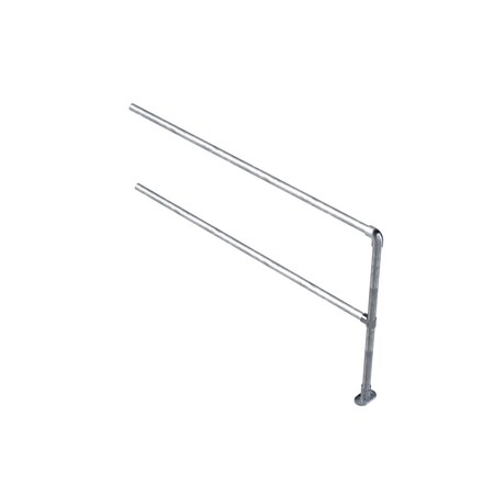 Safety Rail Accu-Fit Express Kit 6ft Extension, Yellow Powder Coated & Galvanized 400885