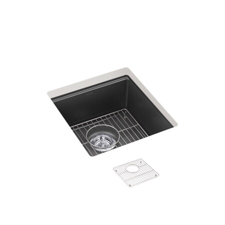 Kitchen Sinks, Undermount, Neoroc Composite, 18.3 in W x 17.5 in L x