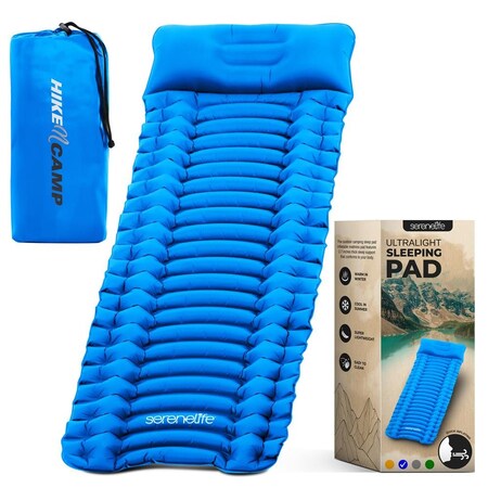 Serenelife Blue Ultralight Sleeping Pad SLCPB