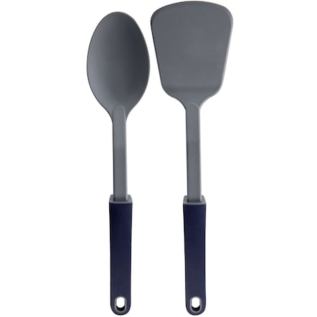 Oster Bluemarine 2 Piece Turner and Spoon Utensil Set in Navy Blue 137547.02