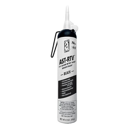 Anti-Seize Technology RTV Gasket Maker, Black, 6.7 fl oz, Paste 27088