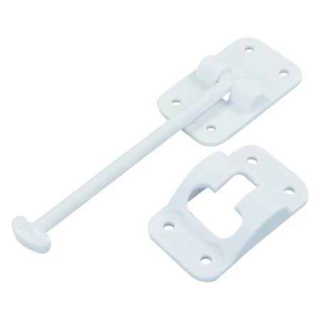 Gourmetgalley 6 in. T-style Door Holder, Polar White GO2469408