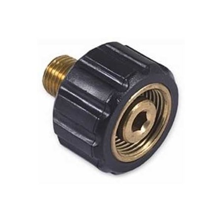 Mi-T-M Screw Coupler, 1/4 in Connection, MNPT x M22 AW-0023-0487