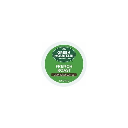 Green Mountain Coffee Roasters K-Cup French Roast Coffee, Compatible with Keurig Brewer, Regular, Dark, K-Cup, 24PK 5000330108
