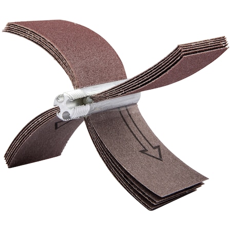 Merit Plain Flap B-4 Bore Polisher4-1/2x1-1/2 08834154120