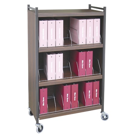 Omnimed Closed Chart Rack Holds X-Large Binders, 24 Binder Capacity 261524-WG