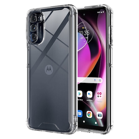 Ampd TPU / Acrylic Hard Shell Case for Motorola Moto G 5G 2022 Clear AA-MOTG5G22-TPUACRYLIC-CLR
