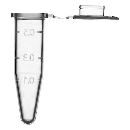 Dynalon Microcentrifuge Tube, 0.5 mL Cap., PK10000 MCT05