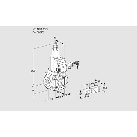 Honeywell Kromschroder VAS240/50R/LKSR KS88017981