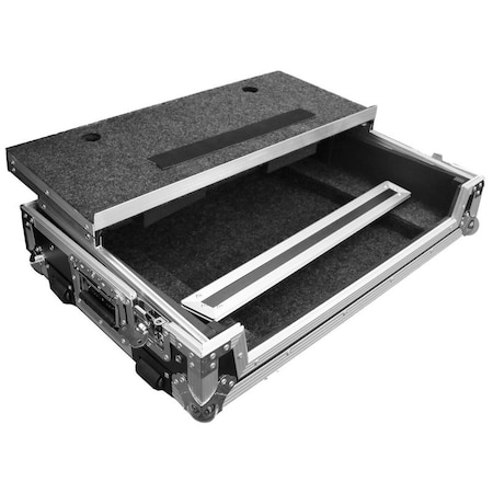 Deejay Led Fly Drive Case For RANE ONE Pro DJ Controller or Similarly Sized Equipment w/Laptop Shelf w/Wheels TBHONELT