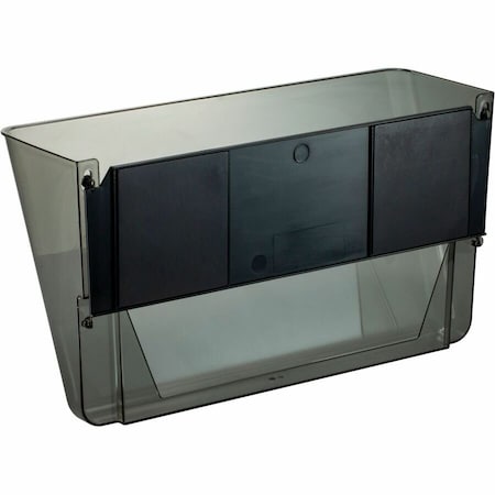 Officemate Magnetic Wall Pocket, Letter, 7Hx13W, Smoke 21451