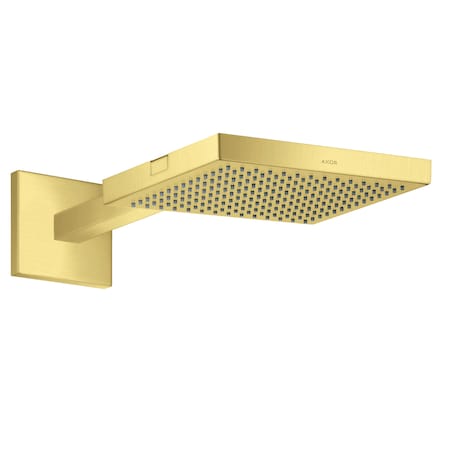 Axor ShowerSolutions Showerhead 240 1-Jet with Showerarm Trim, 2.5 GPM in Brushed Gold Optic 10925251