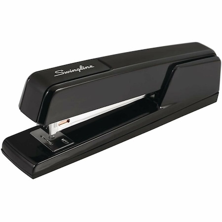 Swingline Manual Stapler, 3-3/8"D, 30 Sheets, Top, Blk S7074701