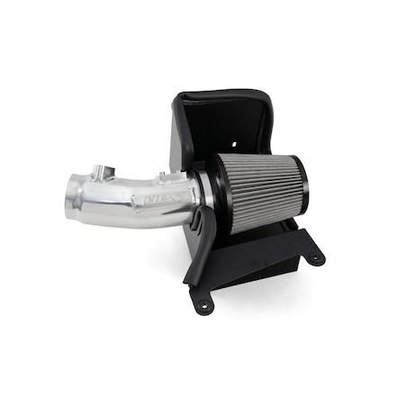 Hps Performance Air Intake Kit with Heat Shield, Polished, 827-741P