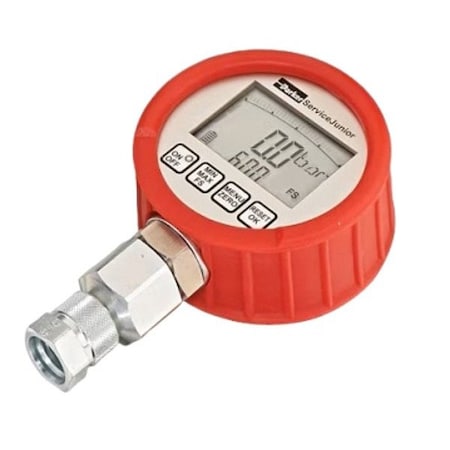 Parker Digital Gauge, +/-0.5% of Full Scale, Bottom, Coupling SCJN-400-01-PD