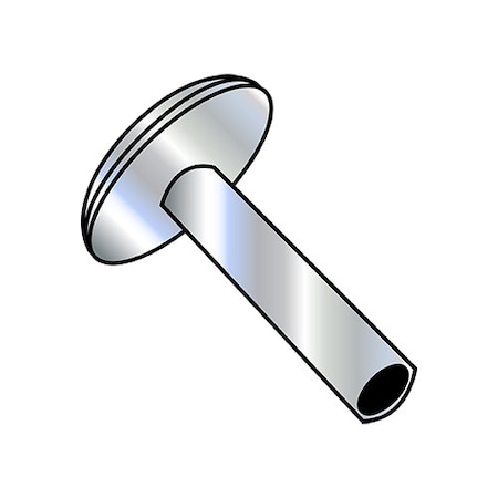 Zoro Select 1/4X1 1/4 Truss Steel Door Rivet Zinc, 1000Pk 14125STR