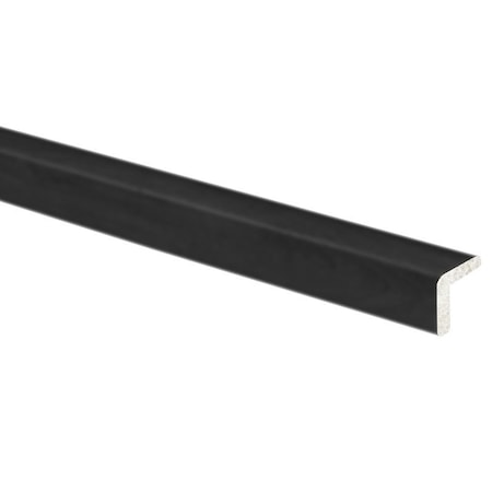 Inteplast Building Products Large Outside Corner Moulding, 8 ft L, 15/16 in W, Polystyrene, Black, Wall 82050800040
