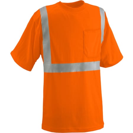 Reflective Apparel ANSI Type R Class 2 Short Sleeve T-Shirt 102ST-OR-4X