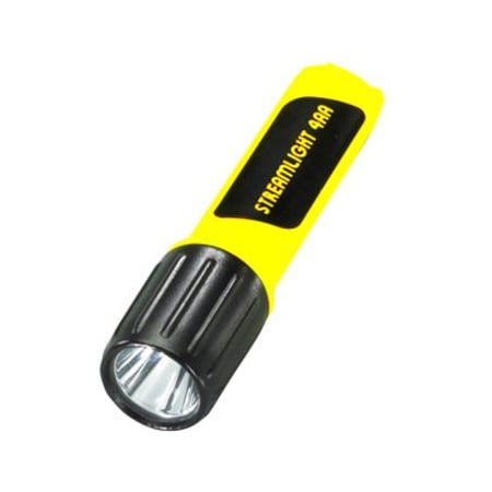 Streamlight 4AA ProPolymer Lux Flashlight, Yellow Industrial Handheld Flashlight, 100 lm 68602