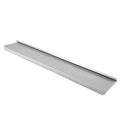 Hellermanntyton Wiring Duct Cover for 1 1/2in Duct, 6 ft Long, PVC, Gray, 120 ft/carton 181-91507