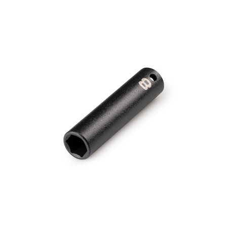 Tekton 1/4'' Drive x 8 mm Deep 6-Point Impact Socket SID03108