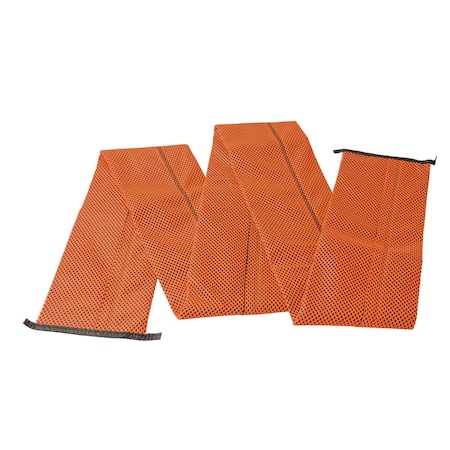 Brady Centurion Hi-Vis Reinforced Flood Barriers 6 in Dia x 10 ft L, 10PK BARRIER-HIVIS