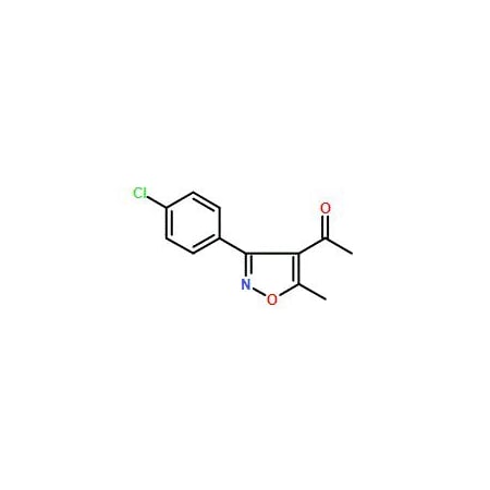 Ak Scientific 1-[3-(4-Chlorophenyl)-5-methylisoxazol-4-yl]ethanone (250mg), CAS 169814-48-6 5477AD-250mg