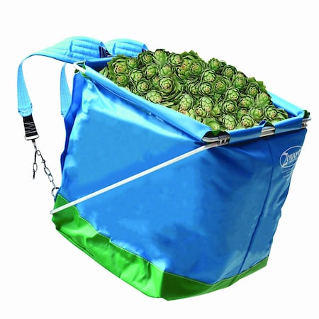 Zenport Artichoke Harvest Bag Backpack, Blue, 10PK AG418