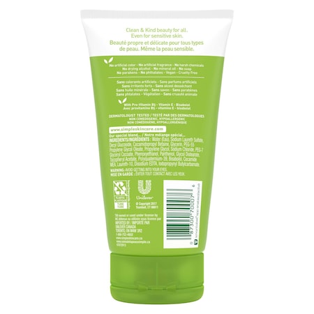 Simple Skin Moisturizing Face Wash, 5 Ounce, 12PK 68295182