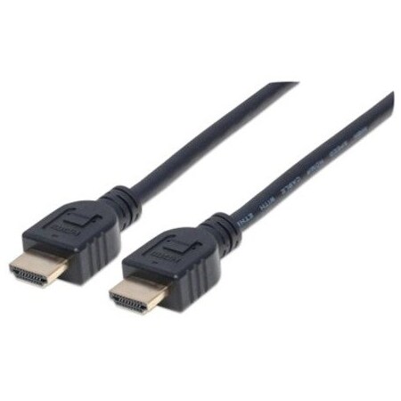 Manhattan IN-WALL CL3 HDMI CBL BLK-Manhattan 353939 In-wall High-speed Hdmi(r) Cable With Ethernet (6ft) 353939
