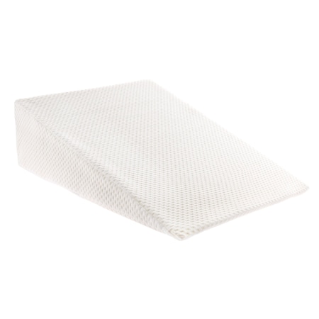 Lavish Home Soft Wedge Pillow for Sleeping with Heartburn, Acid Reflux, Snoring, Back Pain Memory Foam, Ivory 82-TEX1022