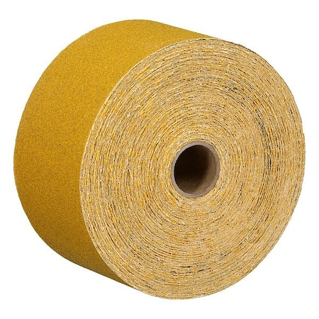 3M Sandpaper Roll, Grit 220, Coated, Gold 7100372570