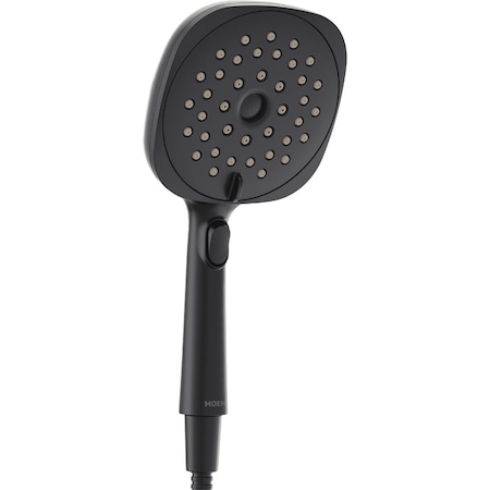Moen Matte Black 6'' Dia. Spray Head Handheld Shower 220H4EPBL