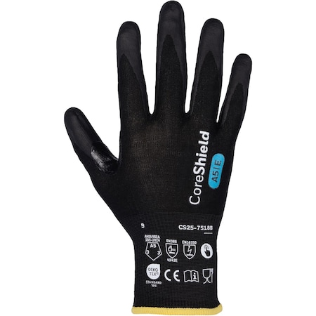 G-Tek Seamless Knit A5 Engineered Yarn Glove w/Foam Nitrile Coated Grip on Palm & Fingers, Touchscreen, Ven 287815