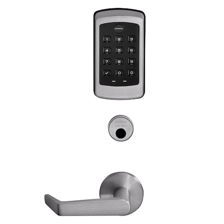 Yale Grade 1 NexTouch Generation 3 Mortise Lock with Pushbutton Keypad, No Deadbolt With Cylinder Overri AUR-NTM613-NR 626 LC